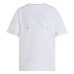 Camiseta adidas M/C Power Essentials Over Logo Feminina - Foto 1
