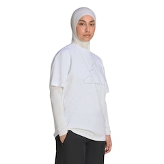 Camiseta adidas M/C Power Essentials Over Logo Feminina - Foto 2