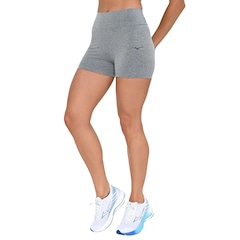 Short Mizuno Essence Cinza Mescla - Feminino - Foto 2