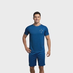 Camiseta Do Cruzeiro Bench Raglan - Masculino - Foto 4