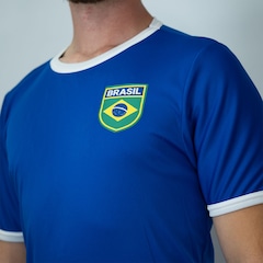 Camisa Brasil Uniforme 2 Torcedor Olden Sports - Masculino - Foto 3