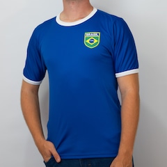 Camisa Brasil Uniforme 2 Torcedor Olden Sports - Masculino - Foto 4