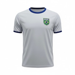 Camisa Brasil Uniforme 3 Torcedor Olden Sports - Masculino - Foto 1