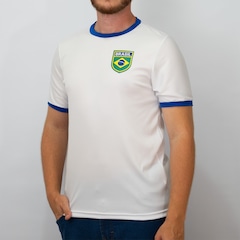 Camisa Brasil Uniforme 3 Torcedor Olden Sports - Masculino - Foto 2