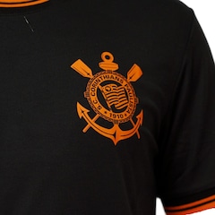 Camisa Do Corinthians Estampada Dry Laranja Coimbra - Infantil - Foto 2