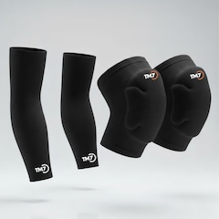 Kit Volei Joelheira Manguito Longo TM7 - Foto 1