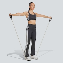 Calça Legging adidas OPT ESS 3S FLAR Feminina - Foto 3