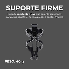 Suporte caramanhola porta garrafa bicicleta nylon leve 40 g - Foto 2