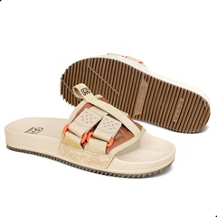 Chinelo Slide Hocks Shiba Cream Nuts Unissex - Foto 1