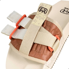 Chinelo Slide Hocks Shiba Cream Nuts Unissex - Foto 6