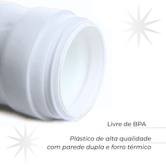 Caramanhola garrafa térmica água bicicleta 550 ml Isotérmica - Foto 2