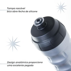 Caramanhola garrafa térmica água bicicleta 550 ml Isotérmica - Foto 3