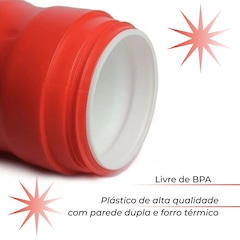 Caramanhola garrafa térmica água bicicleta 550 ml Isotérmica - Foto 2
