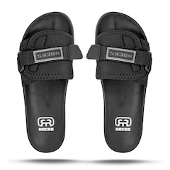 Slide Hocks Bravo Black Unissex | Preto - Foto 8