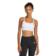 Top adidas Optime Essentials Suporte Leve Feminino - Foto 1
