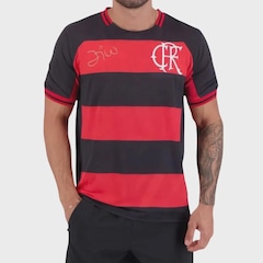 Camiseta Do Flamengo Bench Raglan - Masculino - Foto 1