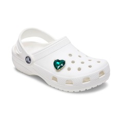 Jibbitz Cocs Pedra Coração Esmeralda - Foto 2