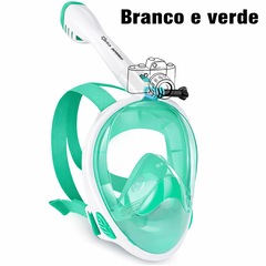 Mascara Subaquática de de Mergulho Gold Sports Full Face Confort Com Snorkel - Foto 4