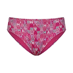 Calcinha do Biquini Puma Estampada Infantil - Foto 1