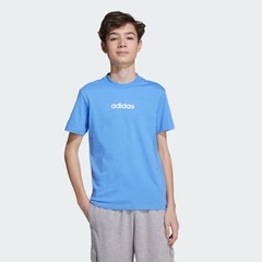 Camiseta adidas Logo Linear 160 Infantil - Foto 2