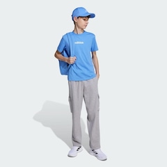 Camiseta adidas Logo Linear 160 Infantil - Foto 4