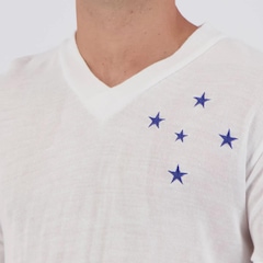 Camisa Cruzeiro Retrô 1966 Masculina - Foto 5