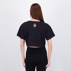 Camiseta Cropped Atlético Mineiro Academy Feminino - Foto 4