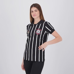 Camisa Polo Corinthians Retrô Japão Feminina - Foto 3