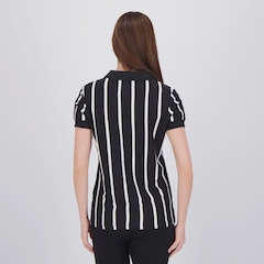 Camisa Polo Corinthians Retrô Japão Feminina - Foto 4