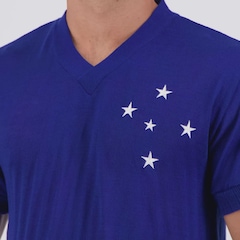 Camisa Cruzeiro Retrô 1976 Masculina - Foto 5