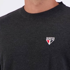 Blusão Moletom Pullover São Paulo Conto Masculino - Foto 5