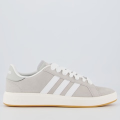 Tenis Masculino adidas Grand Court Base Suede - Foto 1