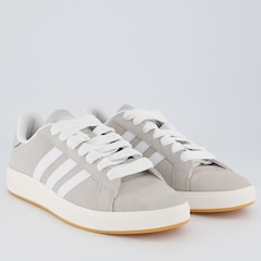 Tenis Masculino adidas Grand Court Base Suede - Foto 2