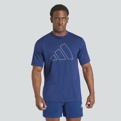 Camiseta adidas WE FR BL Masculina - Foto 1