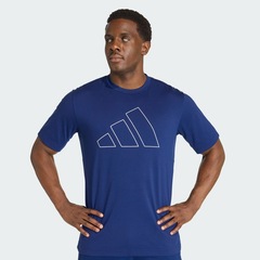 Camiseta adidas WE FR BL Masculina - Foto 4