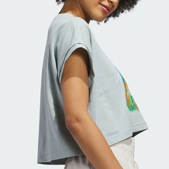 Camiseta Cropped adidas Destiadi 30 T Feminina - Foto 6