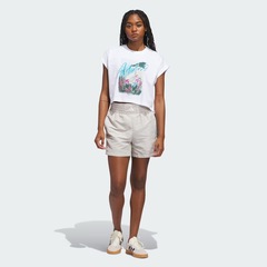 Camiseta Cropped adidas Destiadi 30 T Feminina - Foto 3