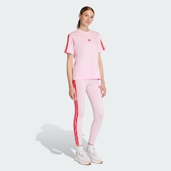 Camiseta adidas 3 Stripes Logo Feminina - Foto 3