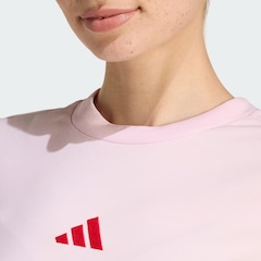Camiseta Cropped adidas 3 Stripes Feminina - Foto 6