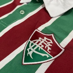 Camisa Do Fluminense Polo Mall Tricolor Braziline - Masculino - Foto 3