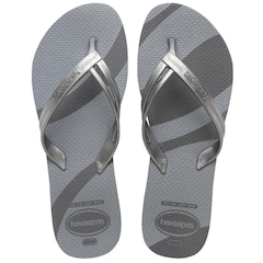 Chinelo Elegance Print Metalizado Havaianas Feminino - Foto 1