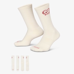Meia Nike Everyday Plus "Valentines Day" Unissex - Foto 1