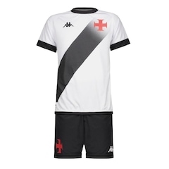 Conjunto Kappa Vasco Supporter Graphik Infantil - Foto 1