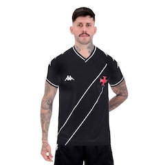 Camisa Kappa Vasco Supporter Tradition Masculina - Foto 1