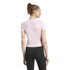 Camiseta Cropped adidas 3 Stripes Feminina - Foto 2