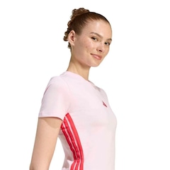 Camiseta Cropped adidas 3 Stripes Feminina - Foto 3