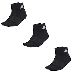 Kit 3 Pares De Meias adidas Sportswear Ankle Unissex - Foto 1