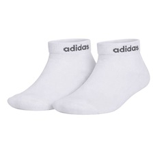 Kit 3 Pares de Meias adidas Linear Ankle Unissex - Foto 4