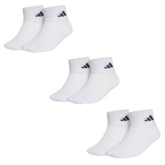 Kit 3 Pares de Meias adidas Sportswear Ankle Unissex - Foto 1