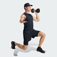 Shorts D4t Workout 2 Em 1 adidas Masculino - Foto 3